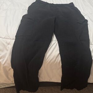 Black Linen pants